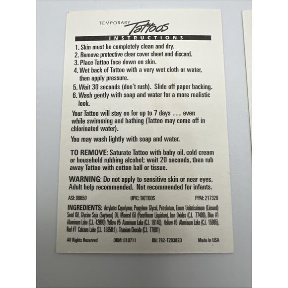 NFL New England Patriots 10 Pack Temporary Tattoos Face & Body Football Tattoo - Picture 6 of 9